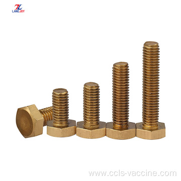 Copper Hex Bolt Screw Brass Hex Screw